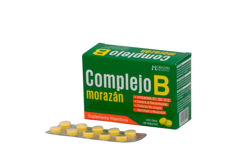 Complejo B Morazan Tabletas Droguería Morazán 7030